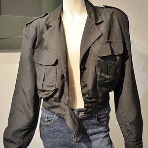 Vintage 80's Euro Trend Moto-ish Jacket
